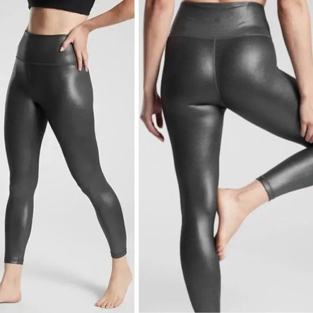Athleta Elation Ultra High Rise Shimmer Tight Leggings 35577